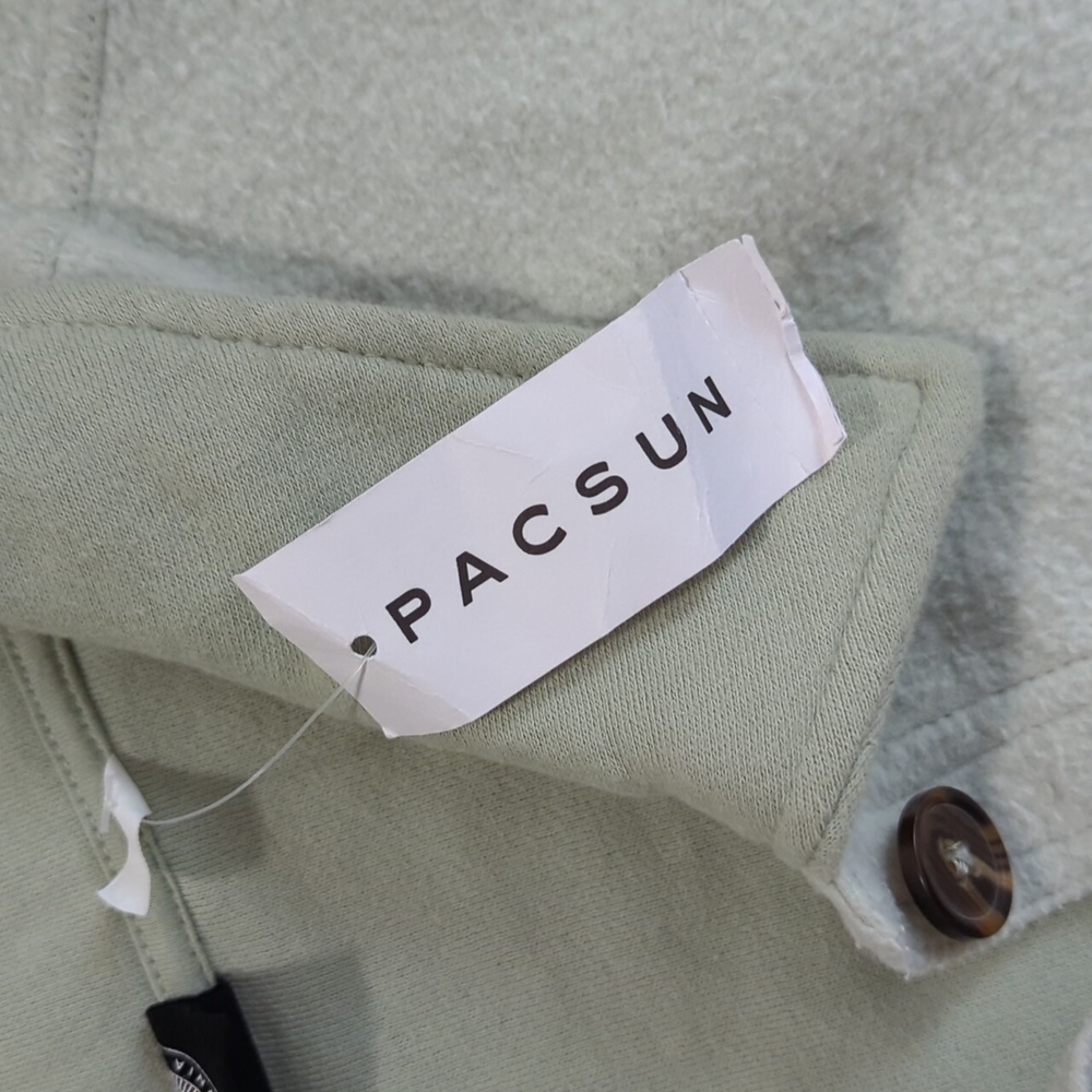 PacSun Charlie Cropped Shacket Jacket Size Small - Picture 6 of 12